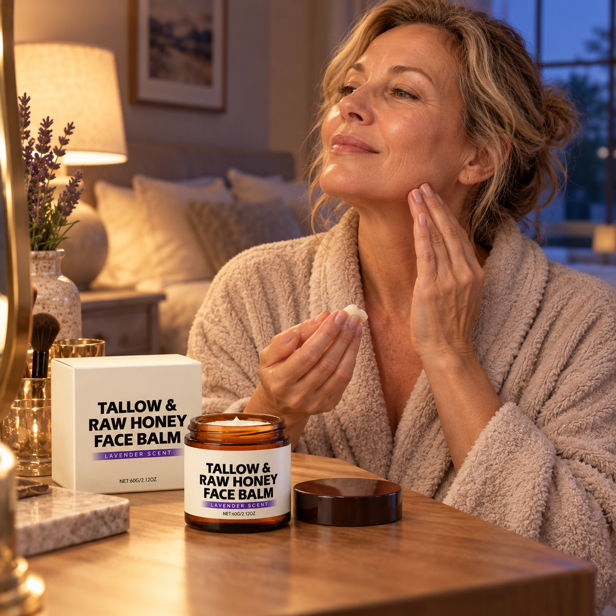 Face Balm Tallow & Raw Honey